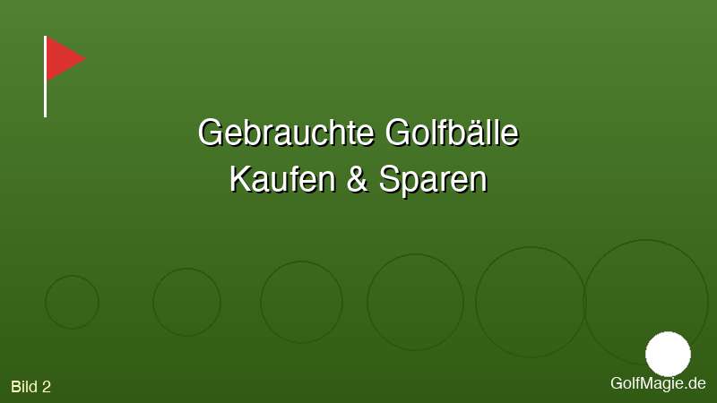 Gebrauchte Golfbälle sortiert nach Qualität