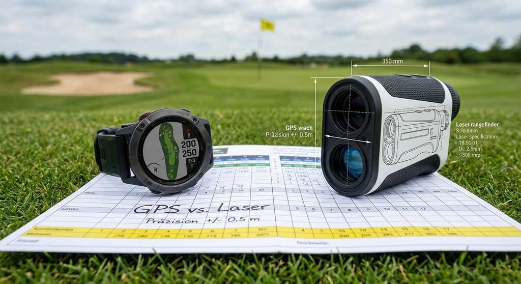 Golf GPS Entfernungsmesser und Laser im Vergleich